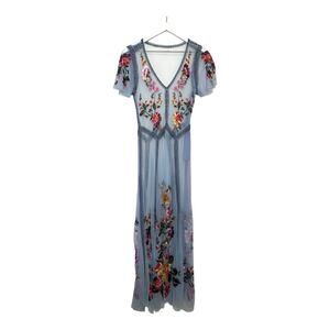 green emerald velvet dress Sundance Embroidered Maxi  Red Door Boutique